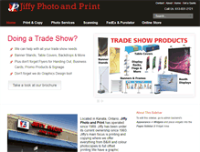Tablet Screenshot of jiffyphotoandprint.com